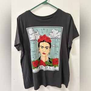 Frida Graphic Tee - Black
